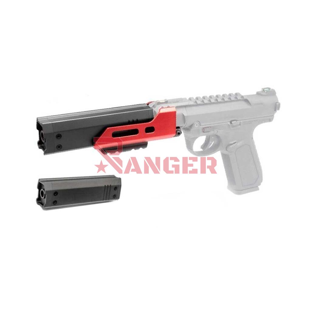 EXTENSION DE CAÑON 130 MM ACTION ARMY AAP01/AAP01C ROJO