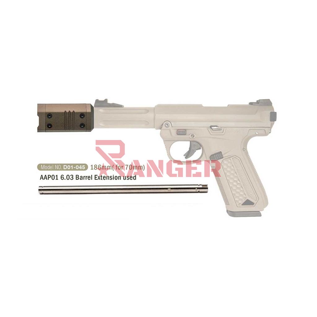 EXTENSION DE CAÑON 70 MM ACTION ARMY AAP01/AAP01C BRONCE