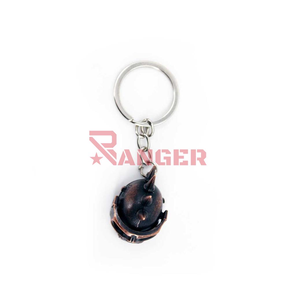 LLAVERO CASCO CALAVERA PINCHOS