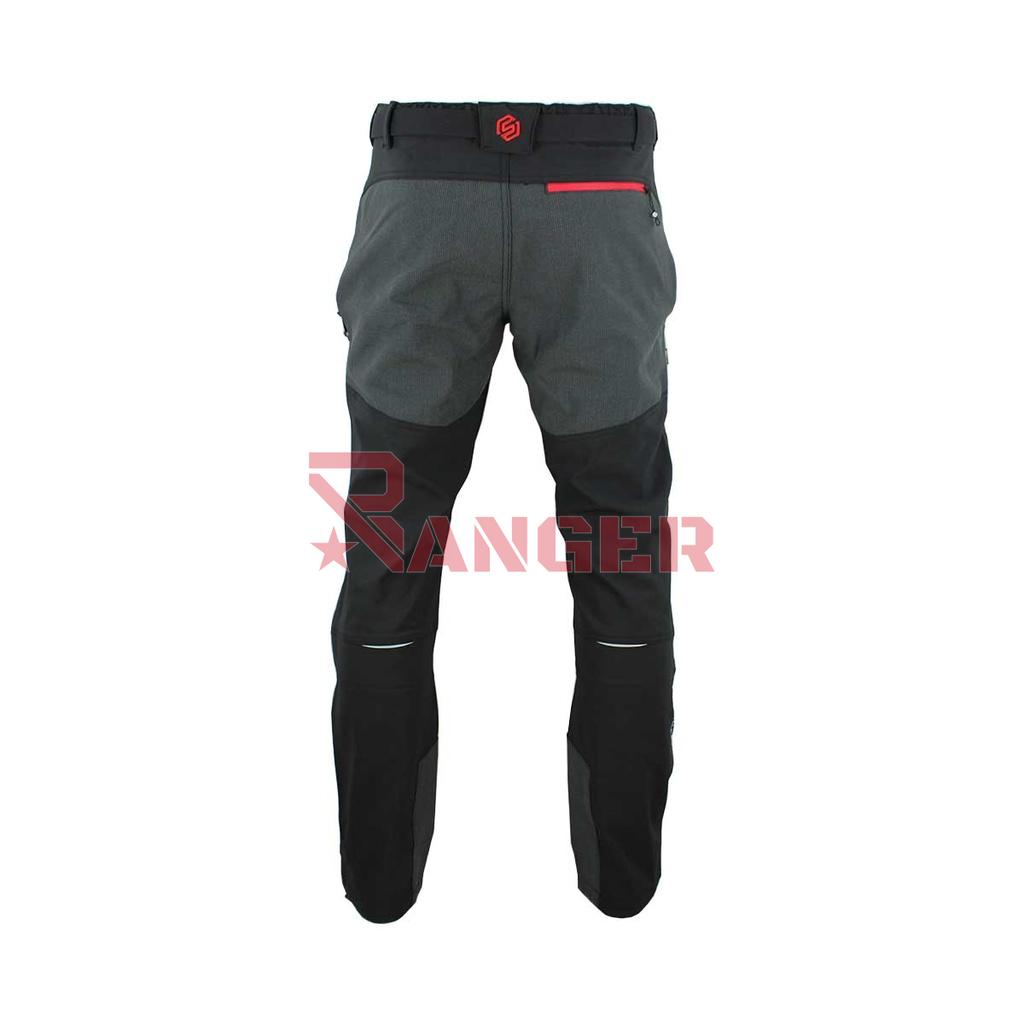 PANTALON SPHERE DRIFT NEGRO-ROJO