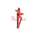 GATILLO RECTO SHS M4 AEG ROJO