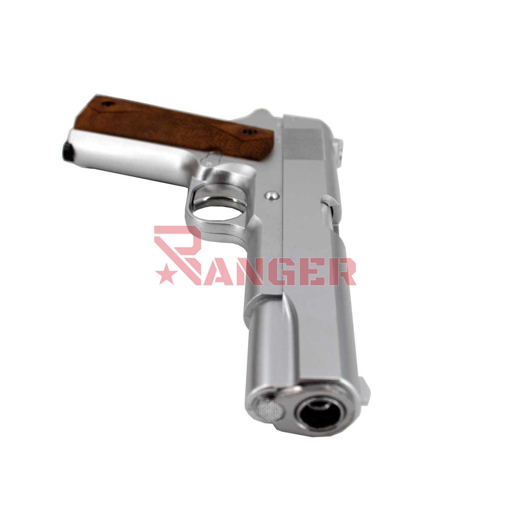 PISTOLA HFC 1911A1 HG-121S GAS PLATA