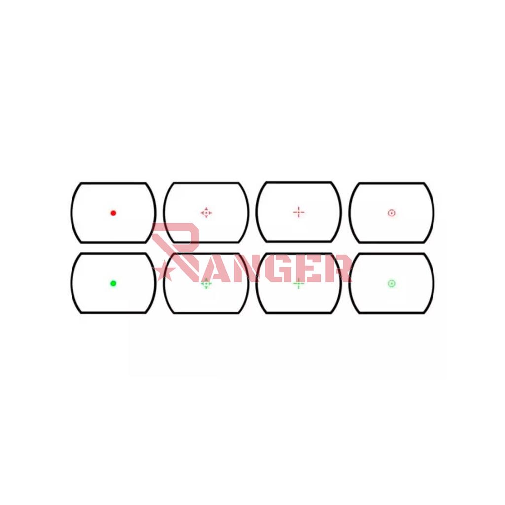 VISOR RED DOT THETA OPTICS SPIDER NEGRO
