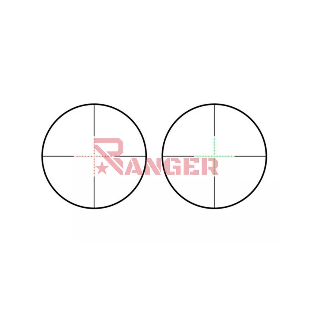 VISOR MAGNIFICADOR THETA OPTICS 2.5-10X40 NEGRO
