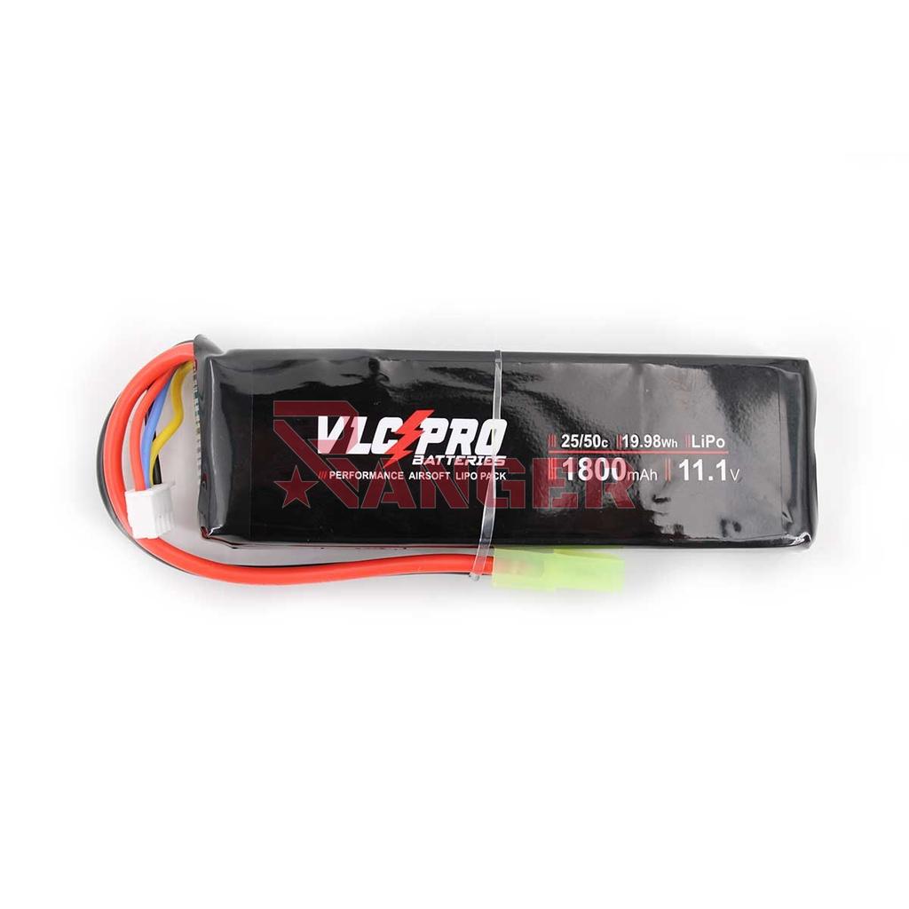 BATERIA VLC PRO LIPO 11.1V 1800MAH 25C/50C 1STICK MINI NEGRA