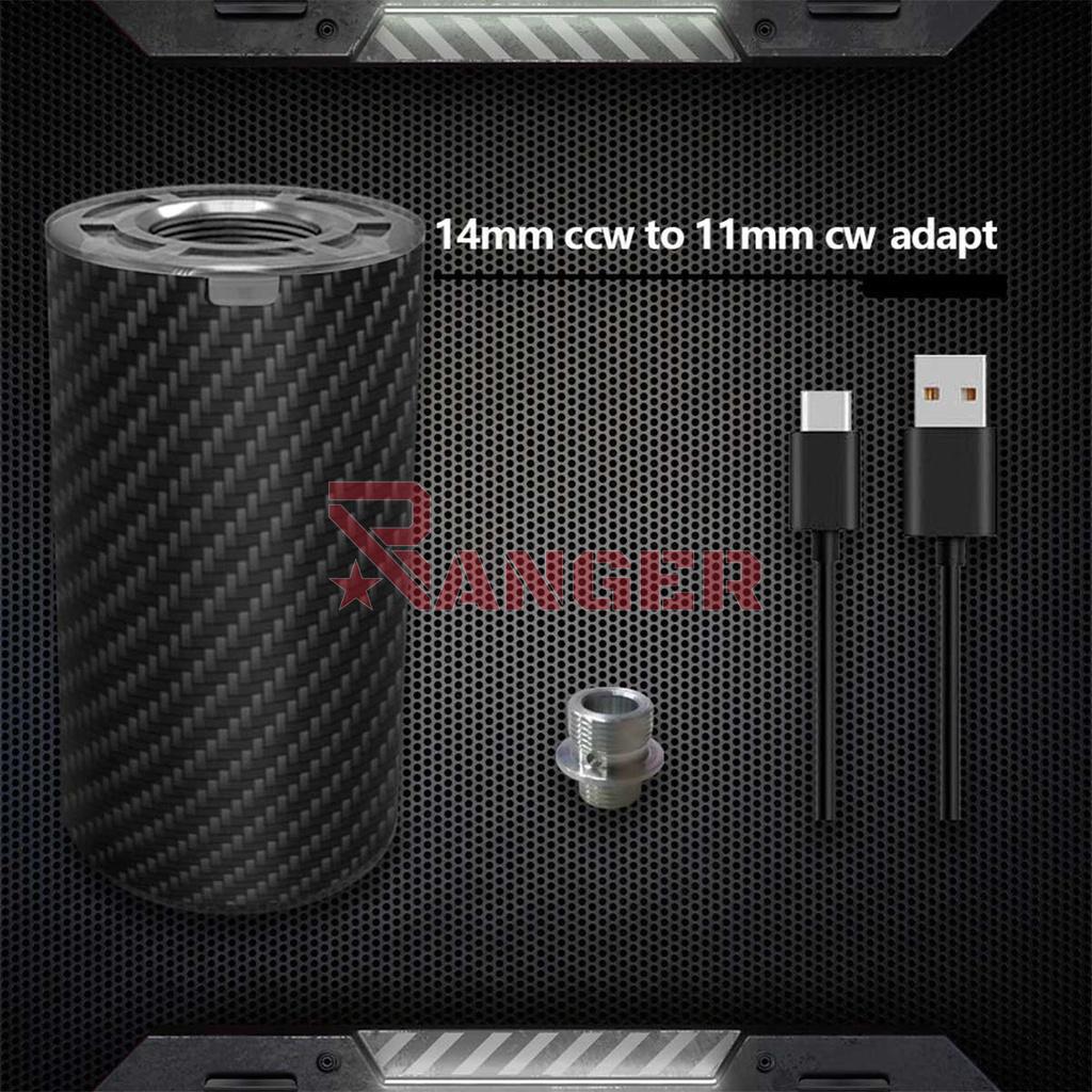 SILENCIADOR TRAZADOR T238 NANO ROJO