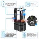SILENCIADOR TRAZADOR T238 BURST NEGRO