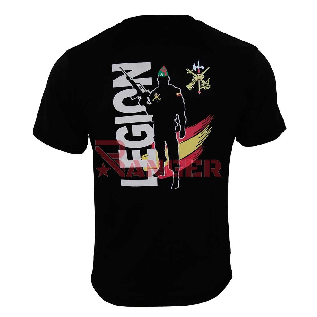 CAMISETA IMMORTAL LEGION ESPAÑA SILUETA NEGRA