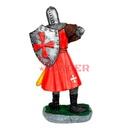 FIGURA TEMPLARI0 ESPADA DESENFUNDA ROJO