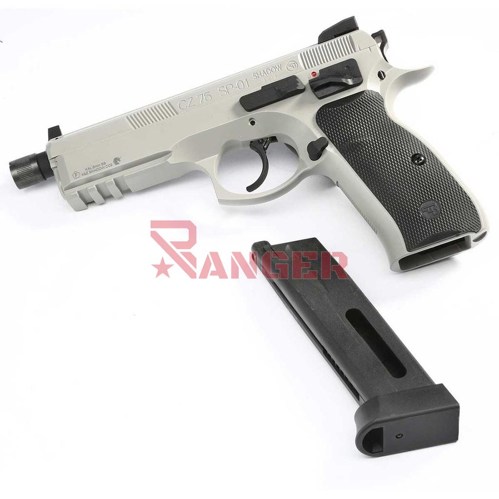 PISTOLA ASG CZ SP-01 SHADOW URBAN GREY GAS/CO2 GRIS