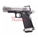 PISTOLA WE HI-CAPA 5.1 REX LONG FULL METAL PLATA
