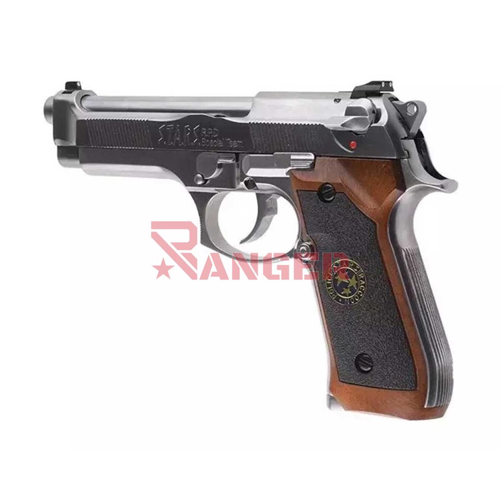 PISTOLA WE M92 SPS FULL METAL PLATA