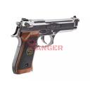 PISTOLA WE M92 SPS FULL METAL PLATA
