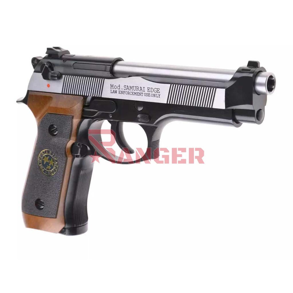 PISTOLA WE M92 SPS FULL METAL NEGRO-PLATA