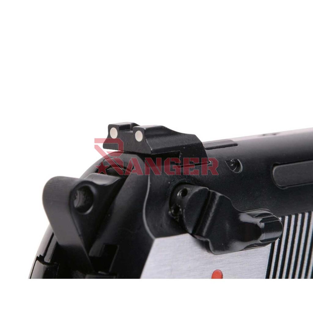 PISTOLA WE M92 SPS FULL METAL NEGRO-PLATA