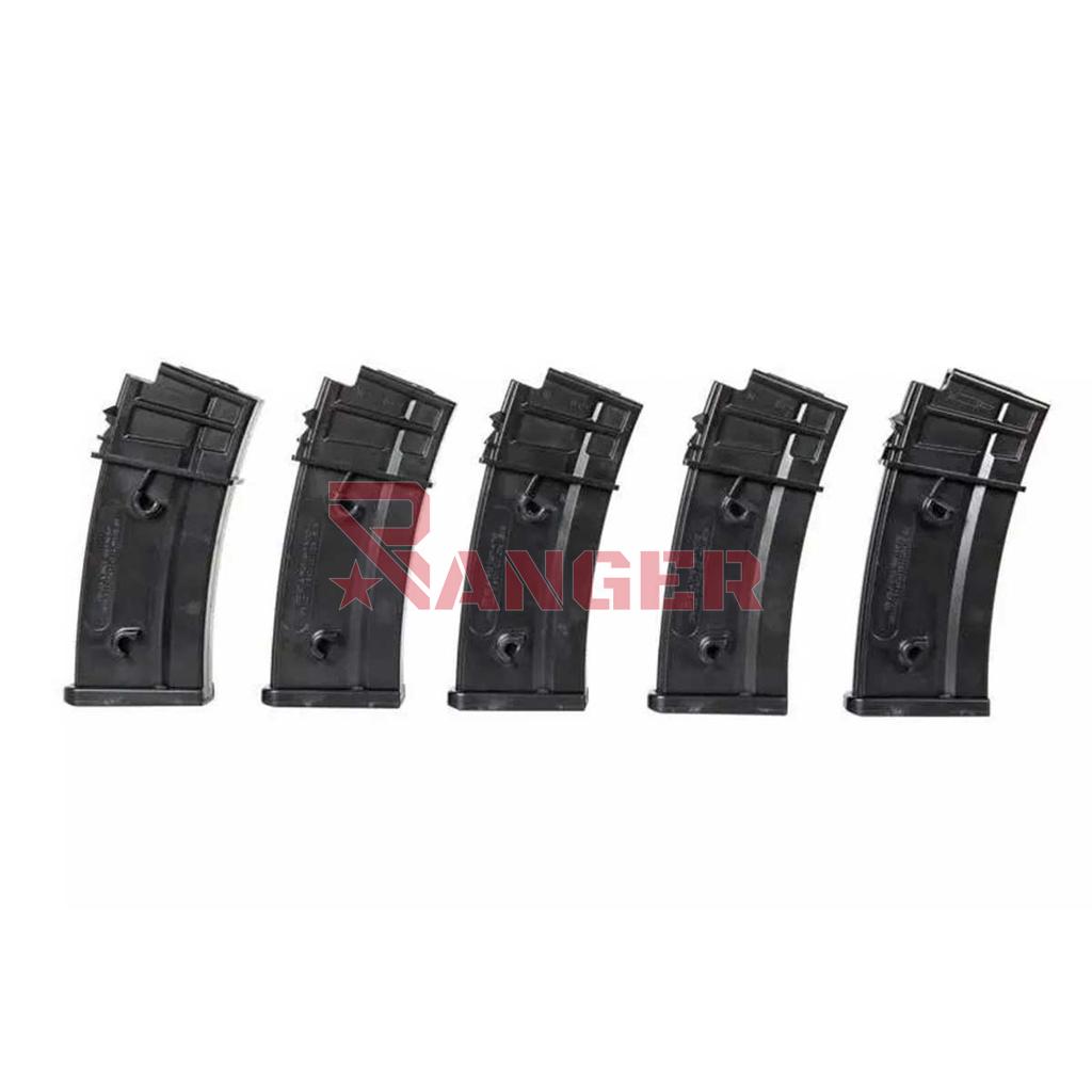 CARGADOR FUSIL G36 SPECNA ARMS MID-CAP 120RDS 5PCS NEGRO