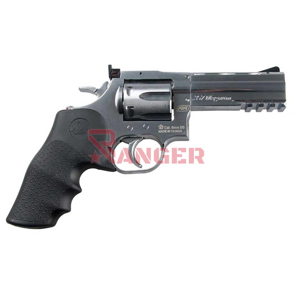 REVOLVER ASG DAN WESSON 715 4" CO2 PLATA