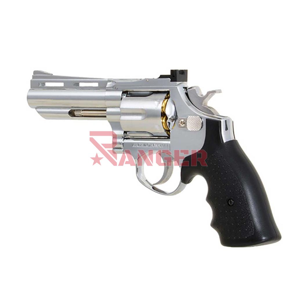 REVOLVER HFC 2.5" HG-132C-1 GAS PLATA