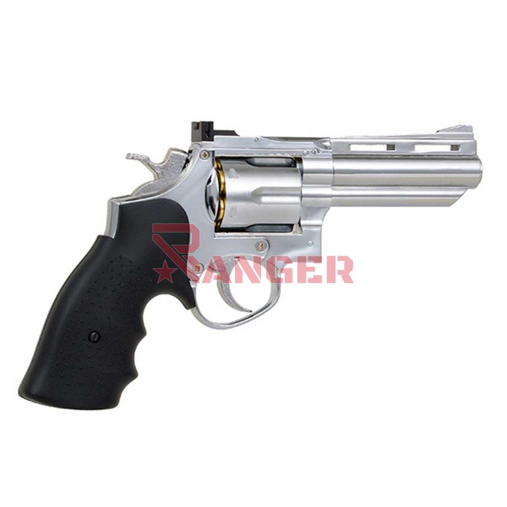 REVOLVER HFC 2.5" HG-132C-1 GAS PLATA