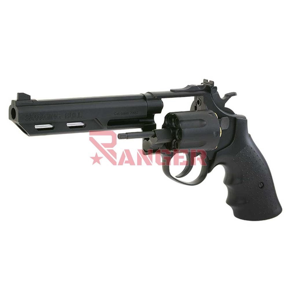 REVOLVER HFC 4" HG-133B-1 GAS NEGRO