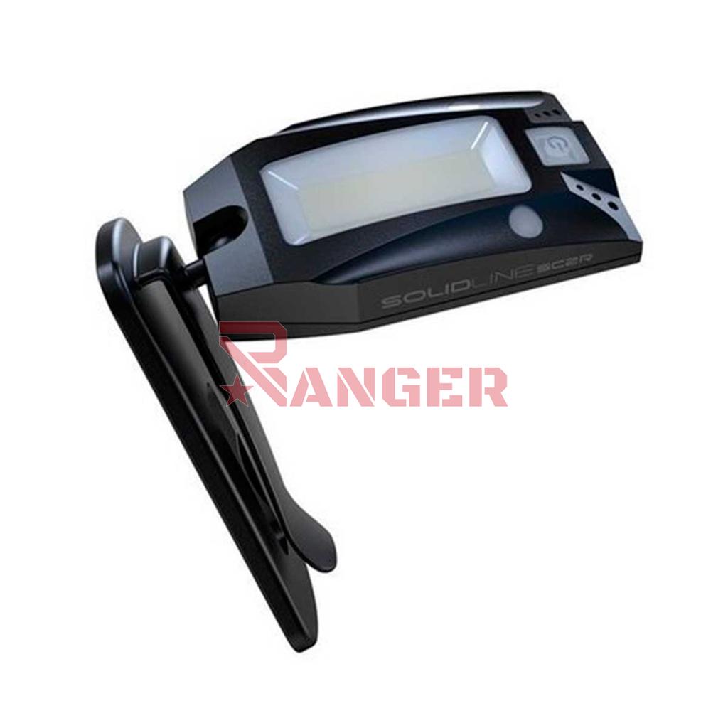 LINTERNA SOLIDLINE SC4R CLIP RECARGABLE 200 LU.NEGRA