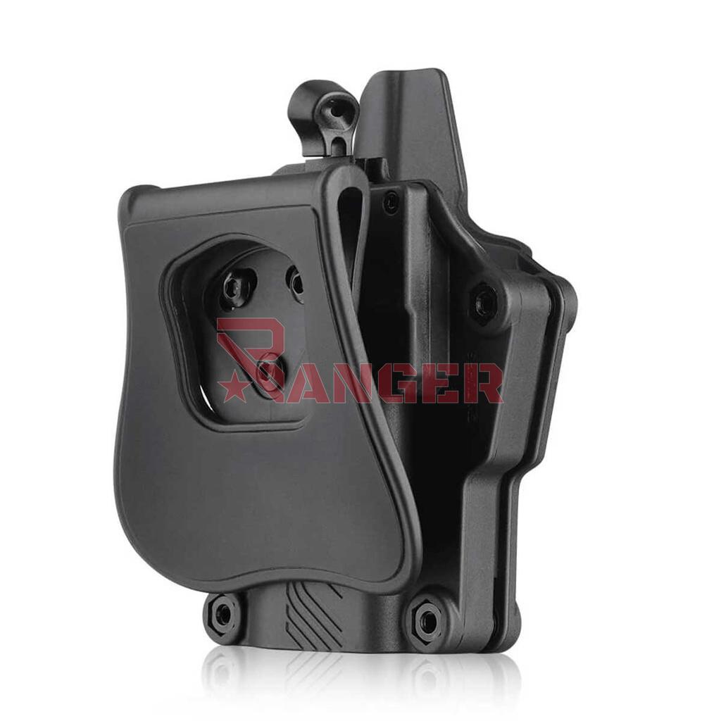 FUNDA PISTOLA RIGIDA CYTAC UNIVERSAL EXTRACCION RAPIDA NEGRA
