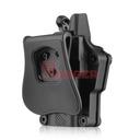 FUNDA PISTOLA RIGIDA CYTAC UNIVERSAL EXTRACCION RAPIDA NEGRA