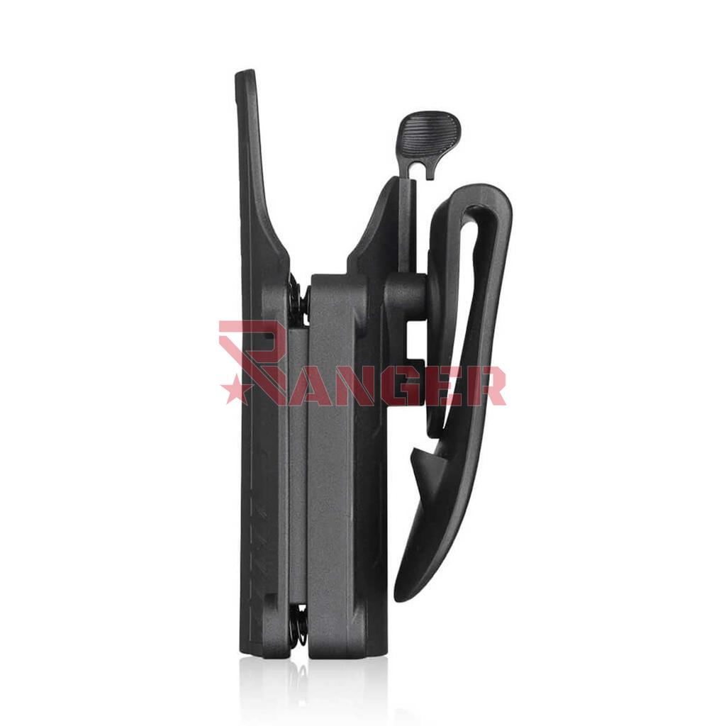 FUNDA PISTOLA RIGIDA CYTAC UNIVERSAL EXTRACCION RAPIDA NEGRA