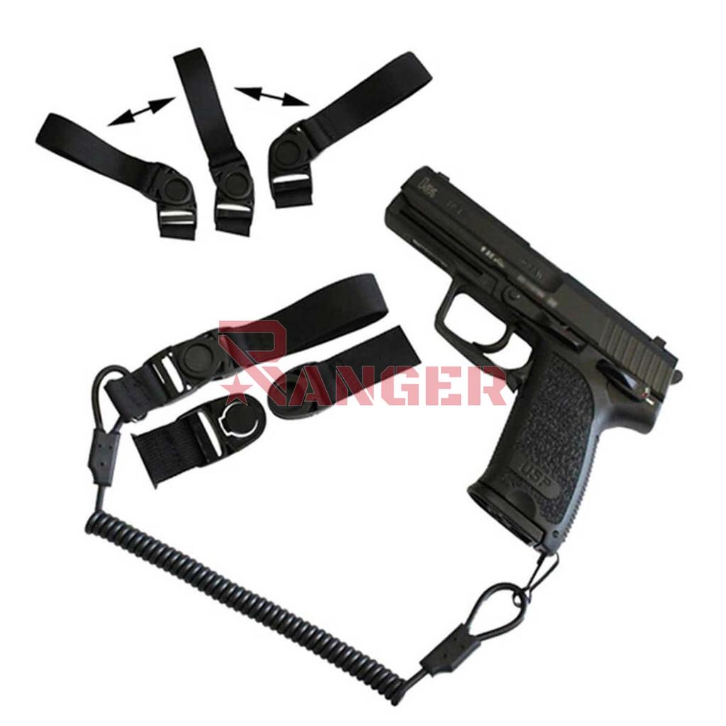 CORDON PISTOLA SEGURIDAD AMOMAX NEGRO