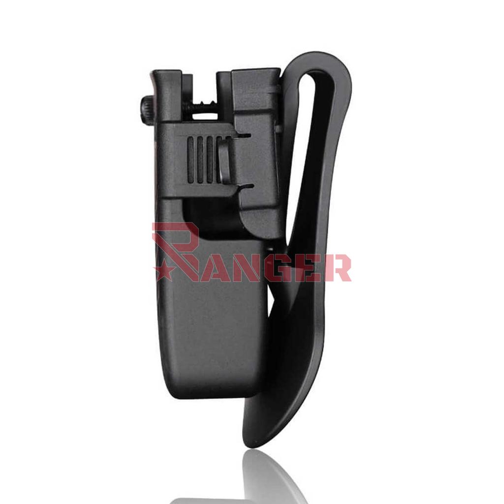 FUNDA CARGADOR PISTOLA RIGIDA AMOMAX UNIVERSAL AM-MPU NEGRA