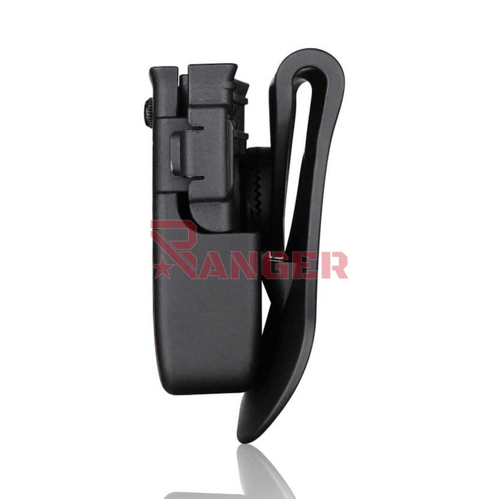 FUNDA CARGADOR PISTOLA RIGIDA AMOMAX UNIVERSAL AM-MPU NEGRA