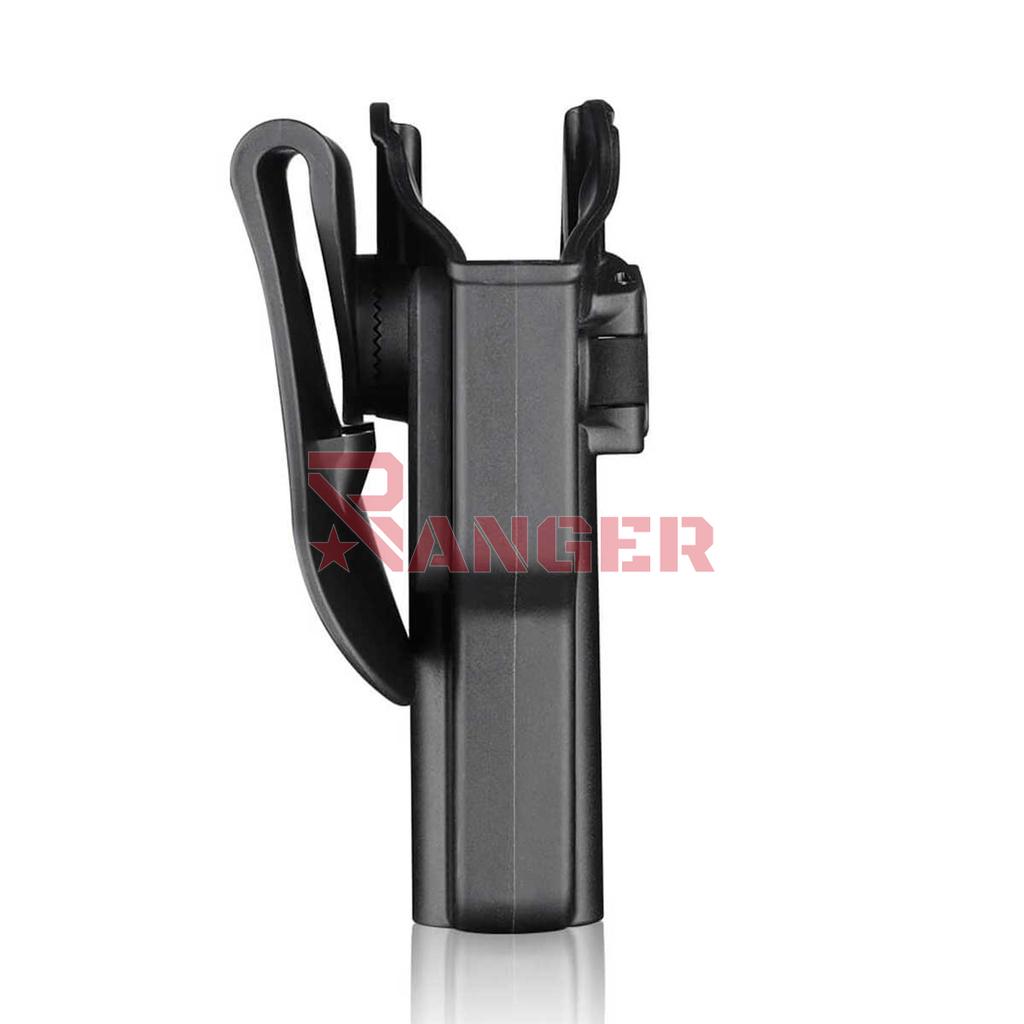 FUNDA PISTOLA RIGIDA AMOMAX  UNIVERSAL AM-UH NEGRA
