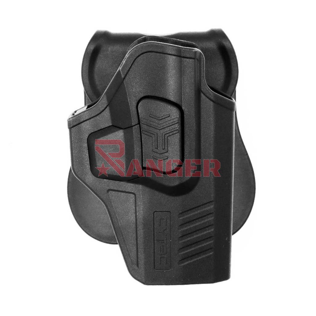 FUNDA PISTOLA RIGIDA CYTAC GEN.5 GLOCK 19/23/32 NEGRA