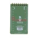 LIBRETA WATERPROOF IMMORTAL 8 X 12 CM VERDE