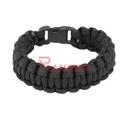 PULSERA PARACORD IMMORTAL 1.9CM NEGRA