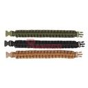 PULSERA PARACORD IMMORTAL 1.9CM NEGRA