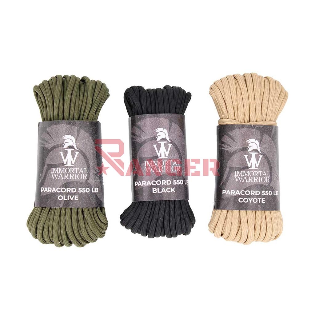 CORDINO IMMORTAL PARACORD 4MM X 15M 550LB VERDE