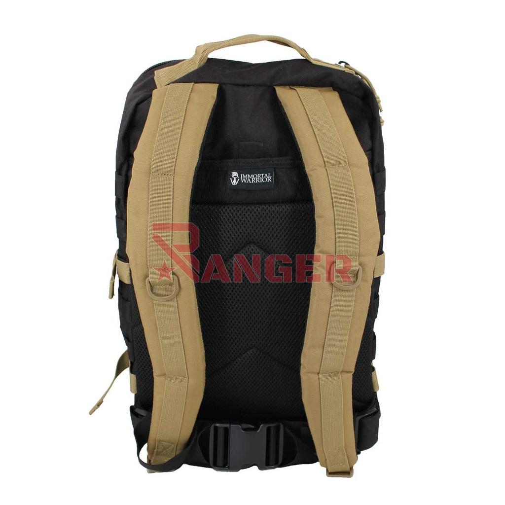 MOCHILA IMMORTAL MOLLE GR. 36L NEGRA-TAN