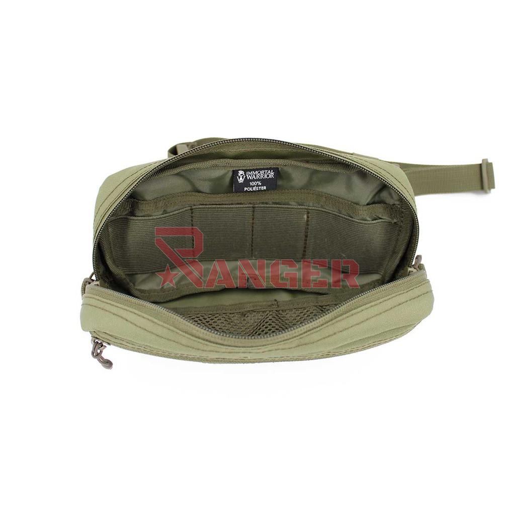 RIÑONERA IMMORTAL TRAVELLER RECTANGULAR VERDE