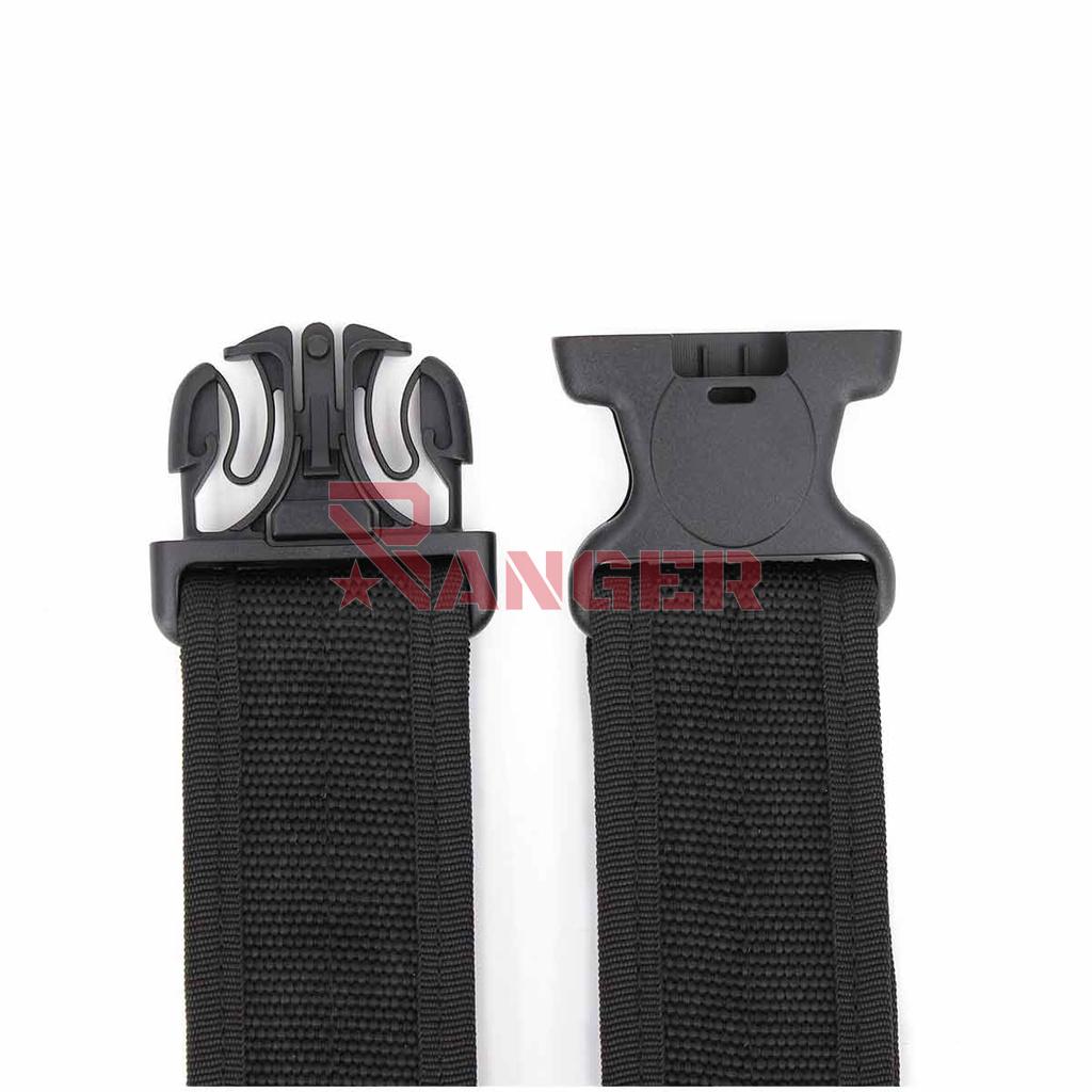 CEÑIDOR IMMORTAL VELCRO HEBILLA SEGURIDAD REDONDA 130CM NEGRO