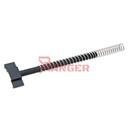 COWCOW AAP01 ALUMINIUM GUIDE ROD SET BLACK