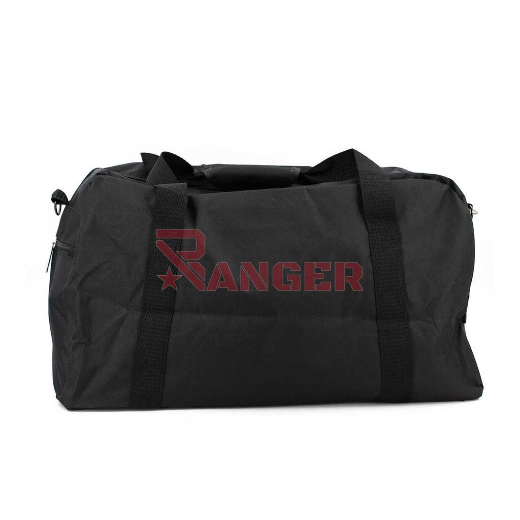 BOLSA MANO SPORTS 4 RAYAS BLANCAS NEGRA
