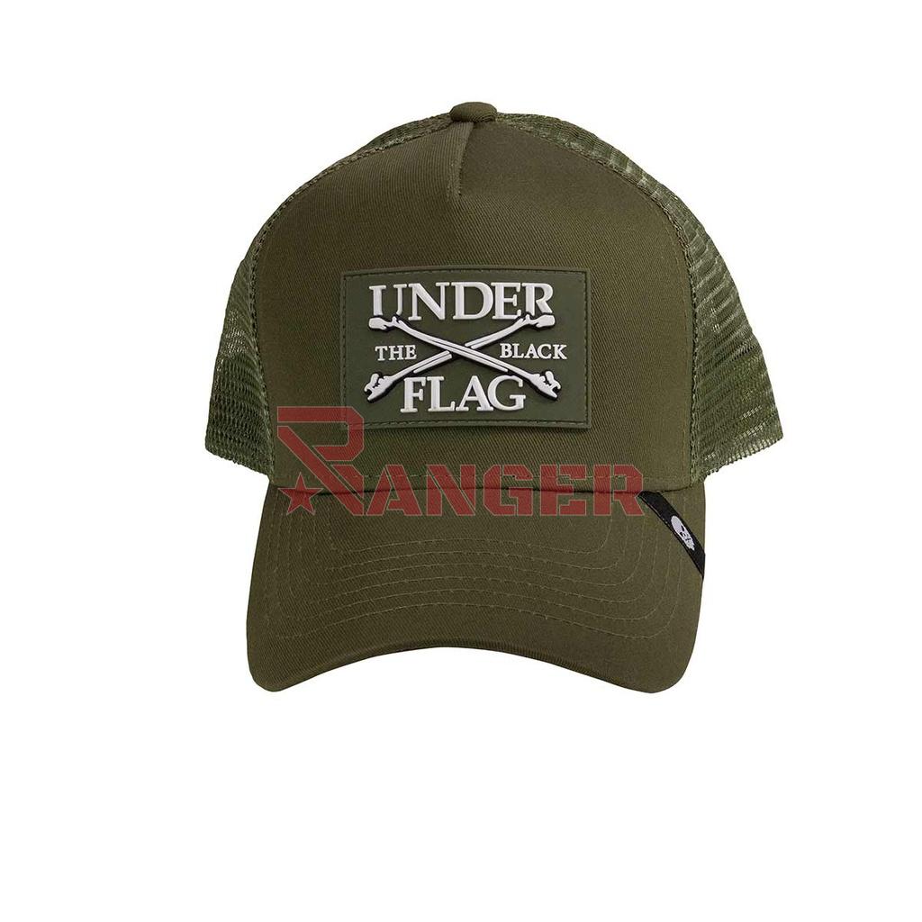 GORRA CORSO REJILLA UNDER THE BLACK FLAG VERDE