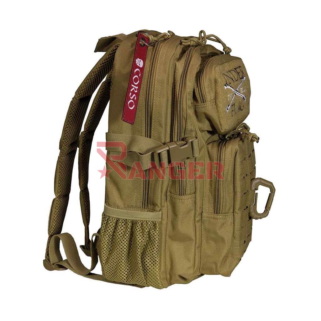 MOCHILA CORSO MOLLE C/MOSQUETON 14L COYOTE