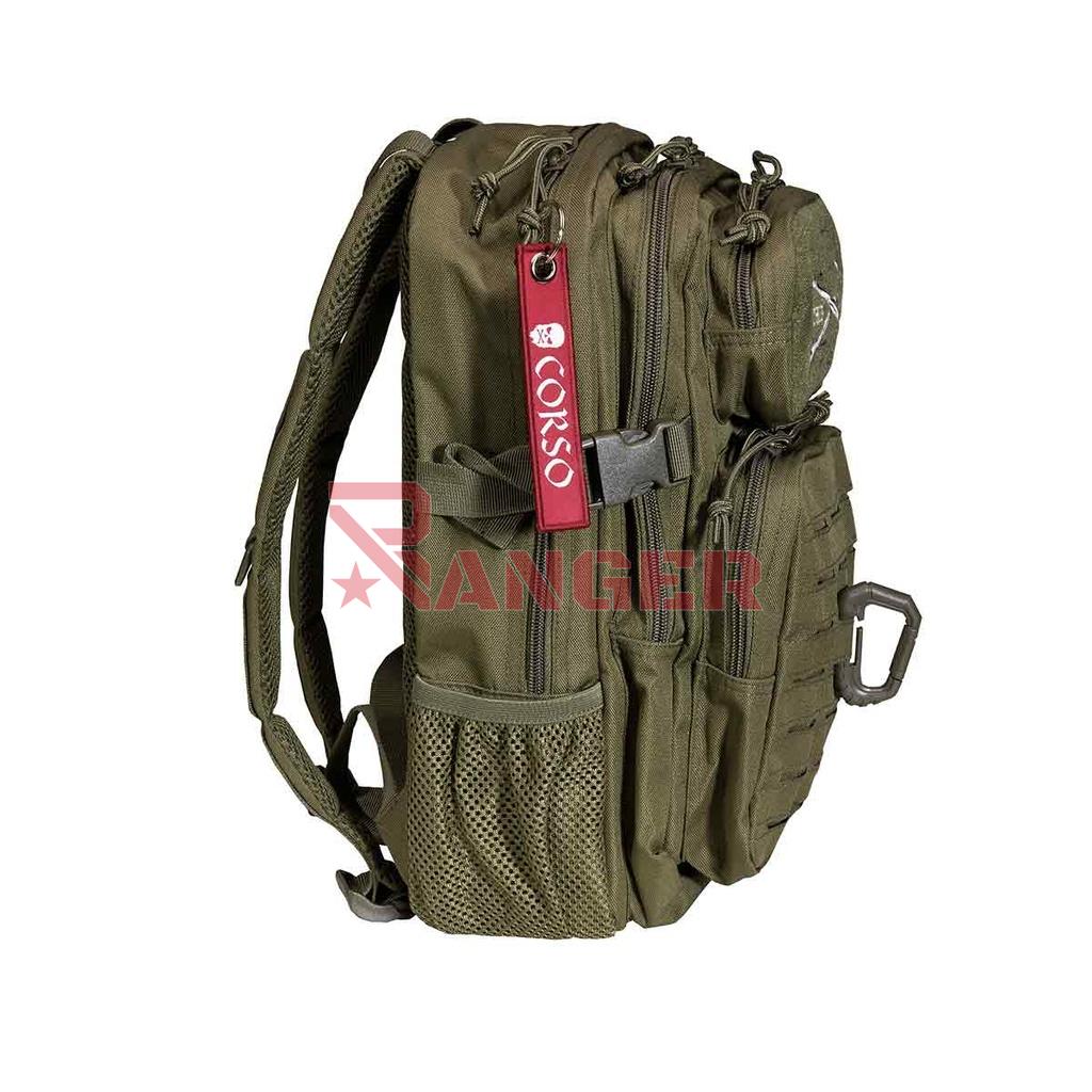 MOCHILA CORSO MOLLE C/MOSQUETON 14L VERDE