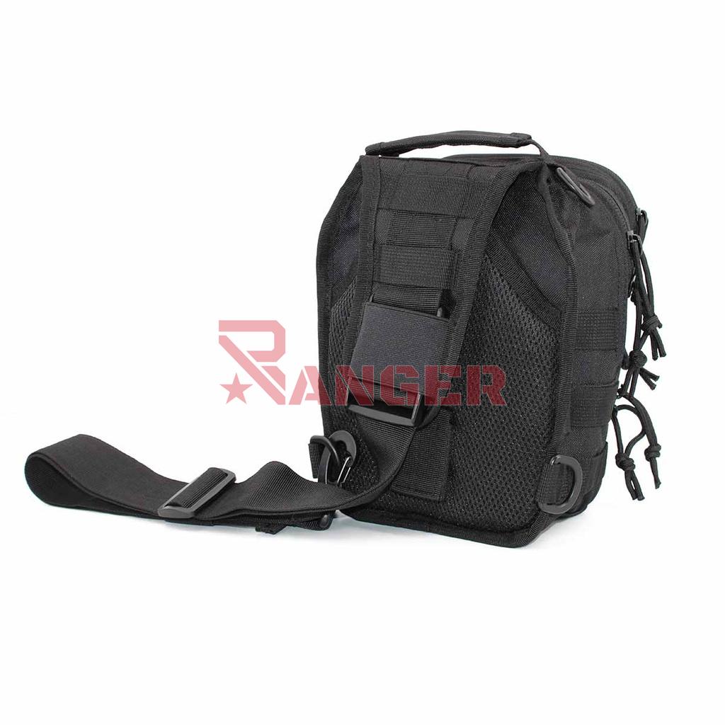 MOCHILA IMMORTAL BANDOLERA NEGRA