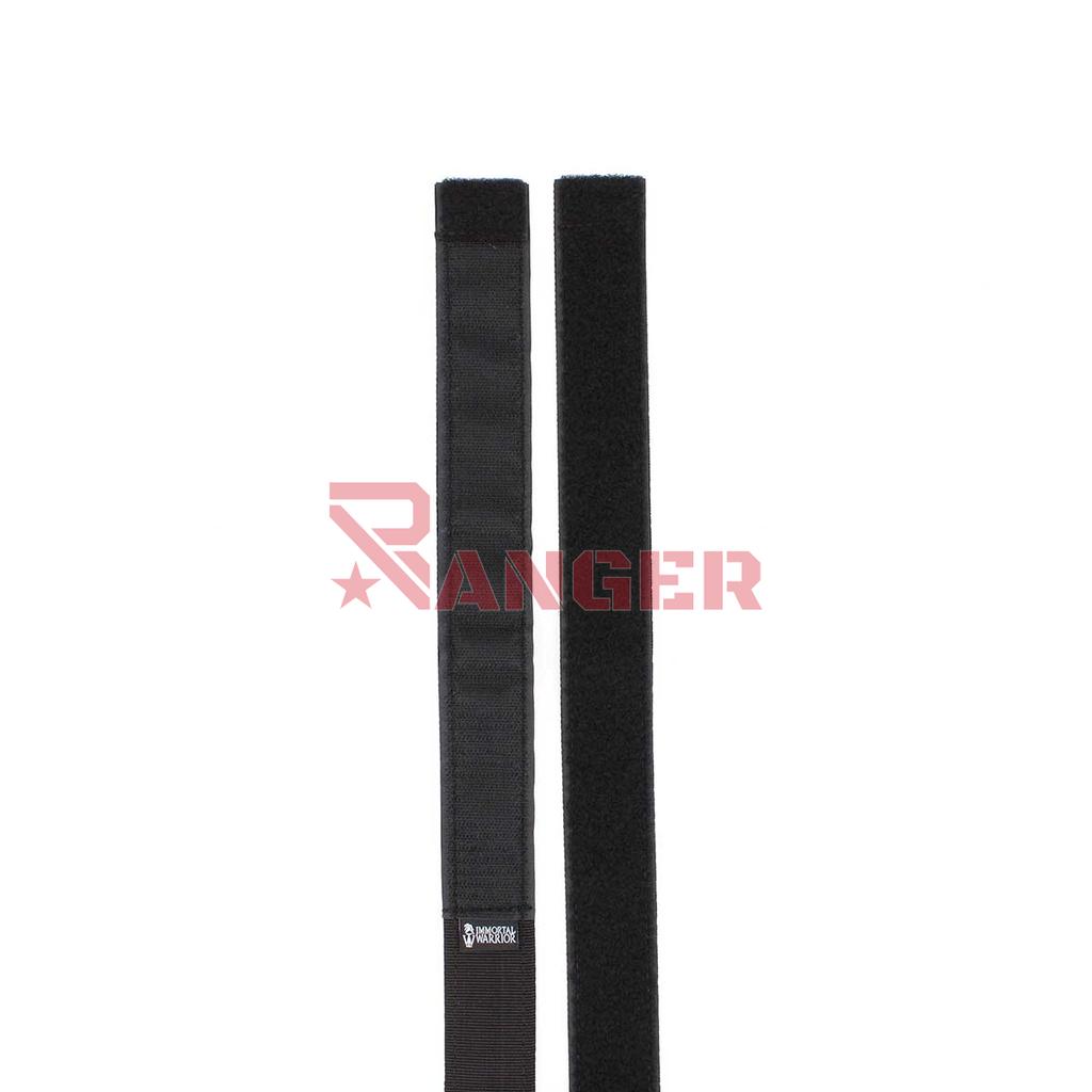 CINTURON  IMMORTAL WARRIOR VELCRO INTERIOR HEMBRA NEGRO