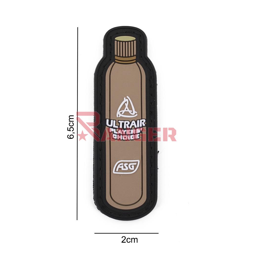 PARCHE PVC ASG BOTELLA GAS ULTRAIR MARRON