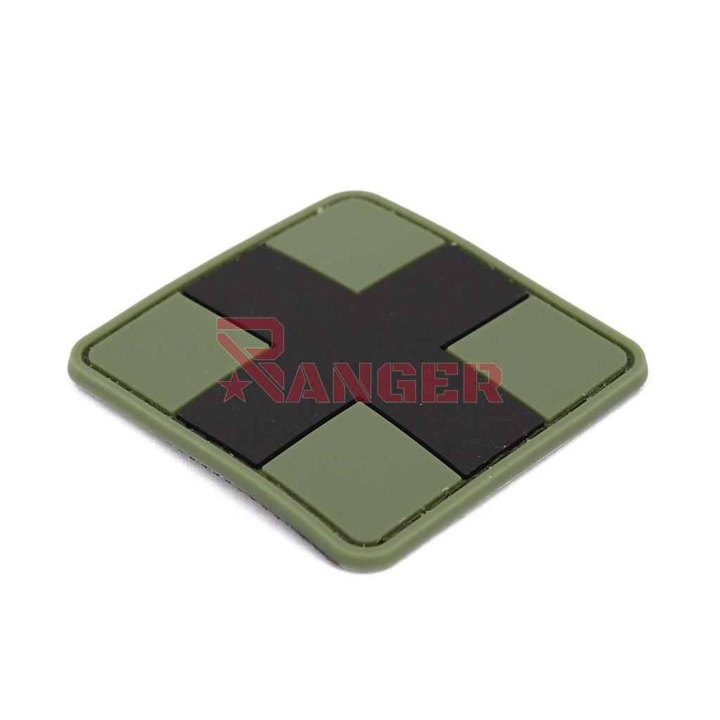 PARCHE IMMORTAL PVC MEDICO VERDE-NEGRO