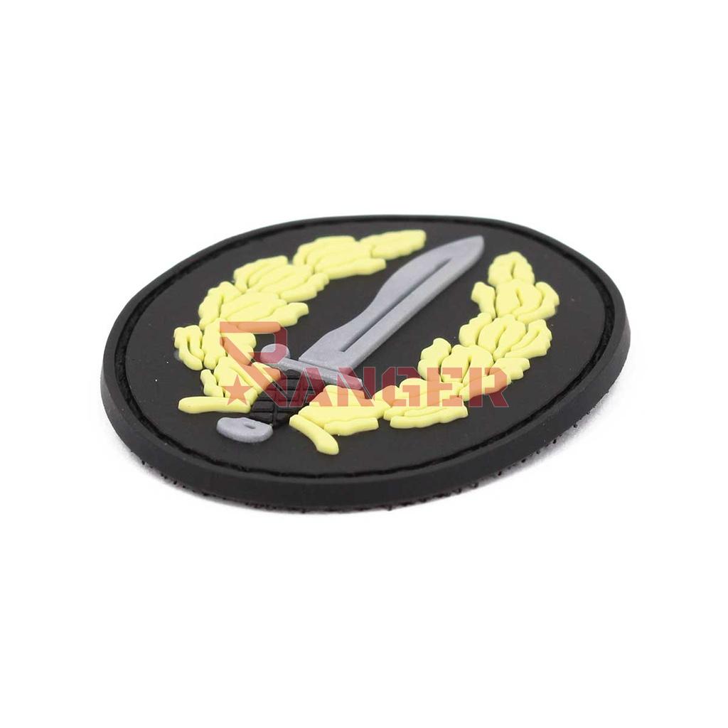 PARCHE IMMORTAL PVC BOINA COE NEGRO